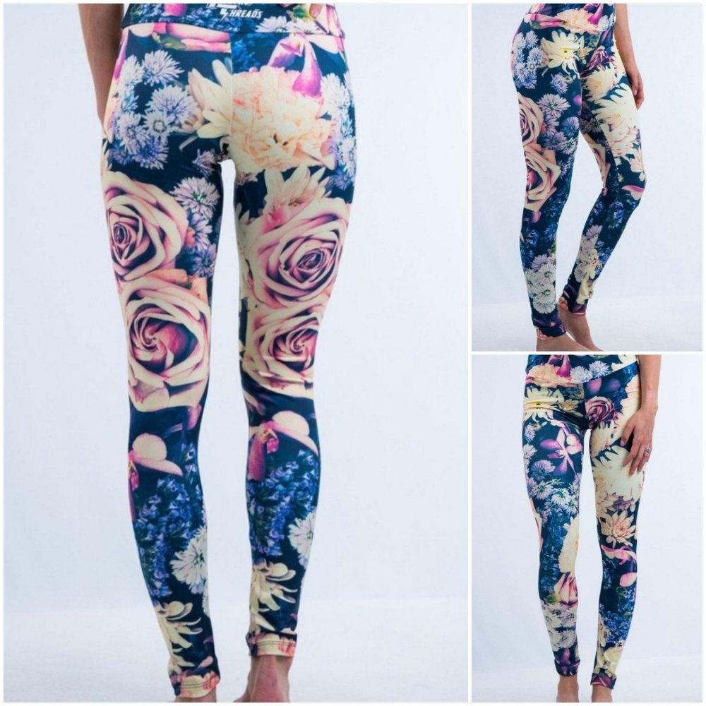 Electro Threads ⚡Vintage Flower Leggings